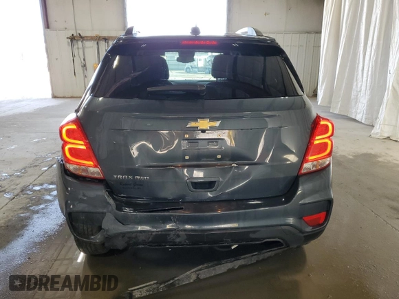 2022 Chevrolet Trax LT with VIN KL7CJPSM5NB524627, listed as a Copart auction lot 53074045 with 28,381 mi miles and Salvage Title. Bid and sale history available at carsss.com. Image 6.