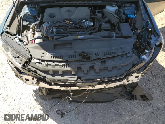 2025 Toyota Camry LE with VIN 4T1DAACKXSU060098, listed as a Copart auction lot 49723885 with 6,934 mi miles and Salvage Title. Bid and sale history available at carsss.com. Image 11.
