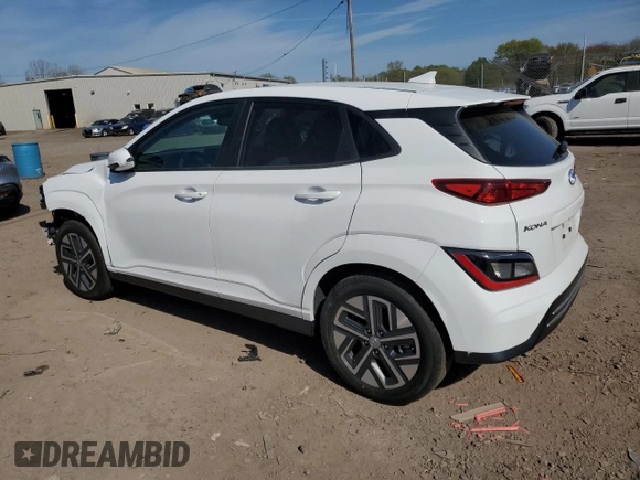 2023 Hyundai Kona SEL with VIN KM8K33AG7PU190018, listed as a Copart auction lot 54511335 with 61,389 mi miles and Non Repairable. Bid and sale history available at carsss.com. Image 2.