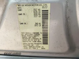 2017 Nissan Altima SV with VIN 1N4AL3AP7HC264695, listed as a IAAI auction lot 41922330 with 140,244 mi miles and . Bid and sale history available at DreamBid. Image 9.