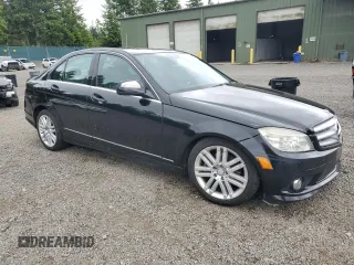 2008 Mercedes-Benz C 300 Sport with VIN WDDGF54X98R034209, listed as a Copart auction lot 59236495 with 110,626 mi miles and Salvage title. Bid and sale history available at DreamBid. Image 4.