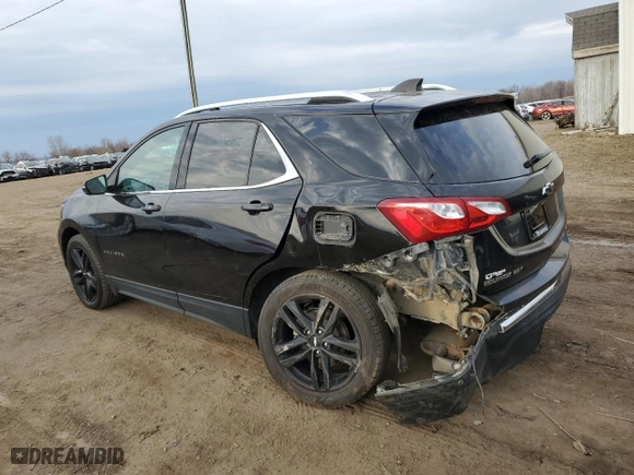 2020 Chevrolet Equinox LT with VIN 3GNAXVEX8LL169295, listed as a Copart auction lot 51056065 with 131,300 mi miles and Salvage Title. Bid and sale history available at carsss.com. Image 2.