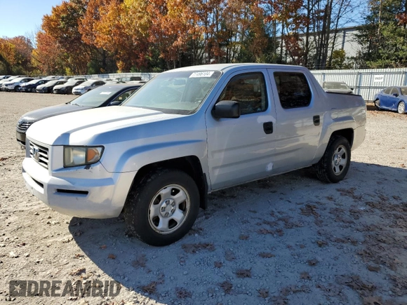 2008 Honda Ridgeline RT with VIN 2HJYK16208H529267, listed as a Copart auction lot 77496104 with 190,327 mi miles and Clean Title. Bid and sale history available at carsss.com. Image 1.