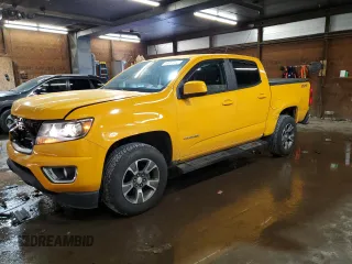 2018 Chevrolet Colorado 4WD Z71 with VIN 1GCGTDEN9J1230603, listed as a Copart auction lot 59460095 with 120,314 mi miles and Salvage title. Bid and sale history available at DreamBid. Image 1.