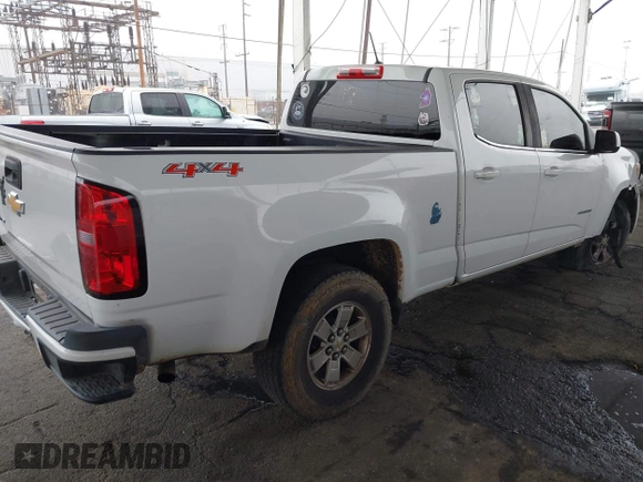 2019 Chevrolet Colorado 4WD Work Truck with VIN 1GCGTBEN8K1347983, listed as a IAAI auction lot 41923067 with 111,827 mi miles and . Bid and sale history available at DreamBid. Image 4.