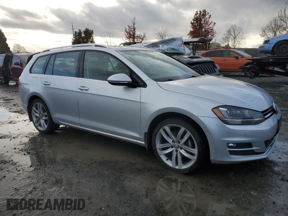 2017 Volkswagen Golf SportWagen SE with VIN 3VWC17AU0HM510942, listed as a Copart auction lot 80790514 with 67,563 mi miles and Salvage Title. Bid and sale history available at carsss.com. Image 4.