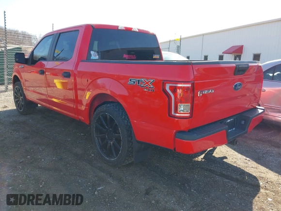 2017 Ford F-150 XL with VIN 1FTEW1EF1HKE08840, listed as a IAAI auction lot 41780630 with 120,383 mi miles and . Bid and sale history available at DreamBid. Image 3.