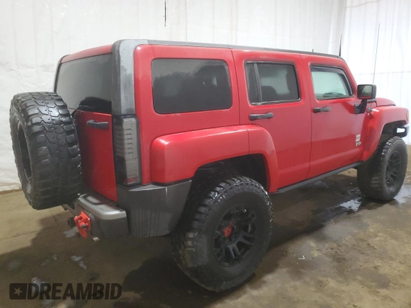 2007 Hummer H3 SUV with VIN 5GTDN13E878141547, listed as a Copart auction lot 77997674 with 162,766 mi miles and Clean Title. Bid and sale history available at carsss.com. Image 3.