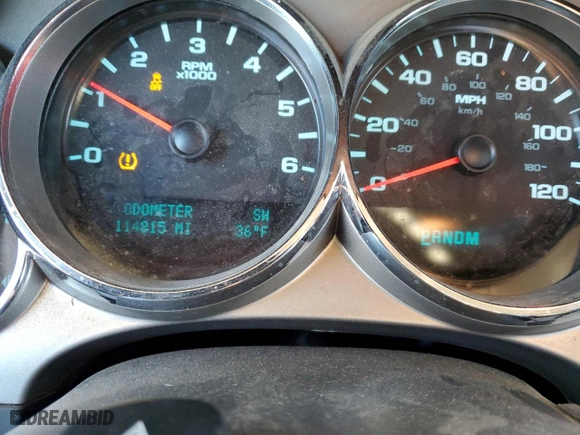 2012 Chevrolet Silverado 1500 LT with VIN 1GCRKSE75CZ227493, listed as a Copart auction lot 83676954 with 114,815 mi miles and Salvage Title. Bid and sale history available at carsss.com. Image 9.