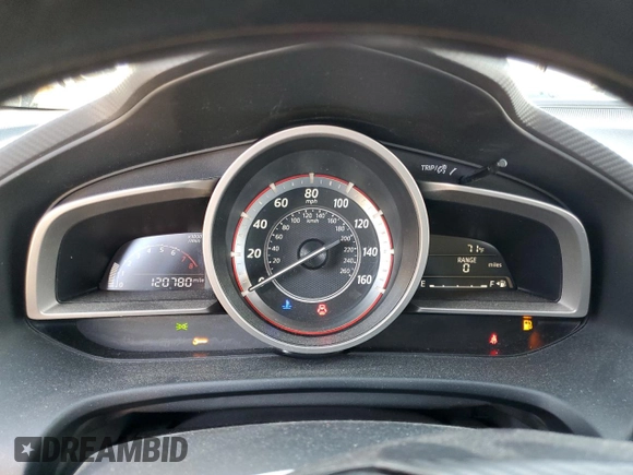 2016 Mazda 3 i Sport with VIN JM1BM1J73G1286624, listed as a Copart auction lot 44463245 with 120,780 mi miles and Salvage Title. Bid and sale history available at DreamBid. Image 9.