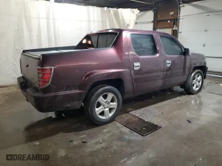 2011 Honda Ridgeline RTL with VIN 5FPYK1F58BB002497, listed as a Copart auction lot 47047345 with 110,800 mi miles and Salvage Title. Bid and sale history available at carsss.com. Image 3.