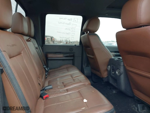 2015 Ford Super Duty F-250 SRW Lariat with VIN 1FT7W2BT8FEB50966, listed as a IAAI auction lot 41573237 with 137,250 mi miles. Bid and sale history available at carsss.com. Image 8.