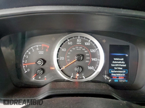 2022 Toyota Corolla Cross LE with VIN 7MUCAAAG5NV032352, listed as a Copart auction lot 59170715 with 53,127 mi miles and Clean title. Bid and sale history available at DreamBid. Image 9.