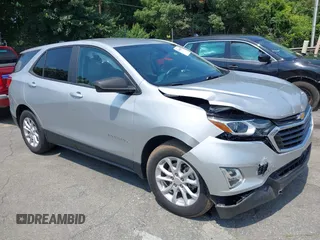 2021 Chevrolet Equinox LS with VIN 3GNAXHEV1MS100231, listed as a IAAI auction lot 42488183 with 26,363 mi miles and . Bid and sale history available at DreamBid. Image 1.