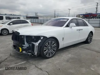 2021 Rolls-Royce Ghost z VIN SCATV0C05MU205314, wystawiony jako Copart lot #56092074 z przebiegiem 6547 mil mil oraz Szkody całkowita. Historia ofert i sprzedaży dostępna na DreamBid. Obrazek 1.