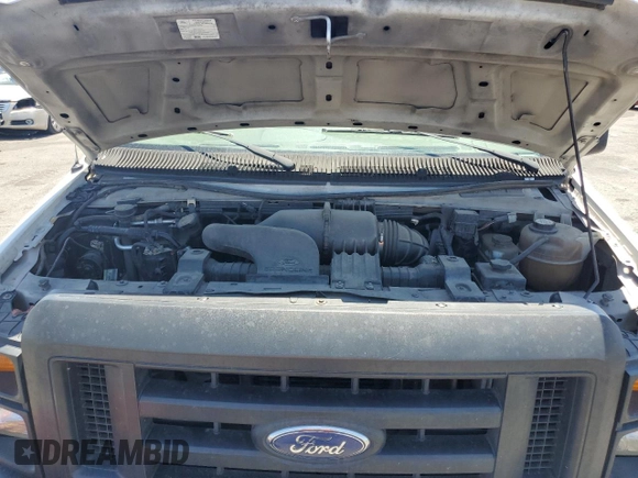 2008 Ford Econoline Cargo Commercial with VIN 1FTNE14W08DA10432, listed as a Copart auction lot 58215805 with 314,145 mi miles and Salvage title. Bid and sale history available at DreamBid. Image 11.