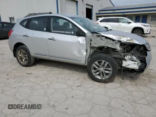 2013 Nissan Rogue S with VIN JN8AS5MV5DW616060, listed as a Copart auction lot 51220275 with 128,419 mi miles and Salvage Title. Bid and sale history available at DreamBid. Image 4.