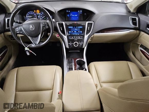 2015 Acura TLX V6 with VIN 19UUB2F30FA020309, listed as a Copart auction lot 50154955 with 109,769 mi miles and Clean Title. Bid and sale history available at carsss.com. Image 8.