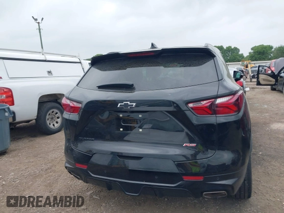 2022 Chevrolet Blazer RS with VIN 3GNKBERS7NS176667, listed as a IAAI auction lot 41935429 with 29,837 mi miles and . Bid and sale history available at DreamBid. Image 16.