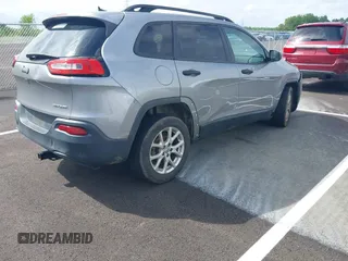 2016 Jeep Cherokee Sport with VIN 1C4PJLAB0GW207556, listed as a IAAI auction lot 42070738 with 218,142 mi miles and . Bid and sale history available at DreamBid. Image 4.