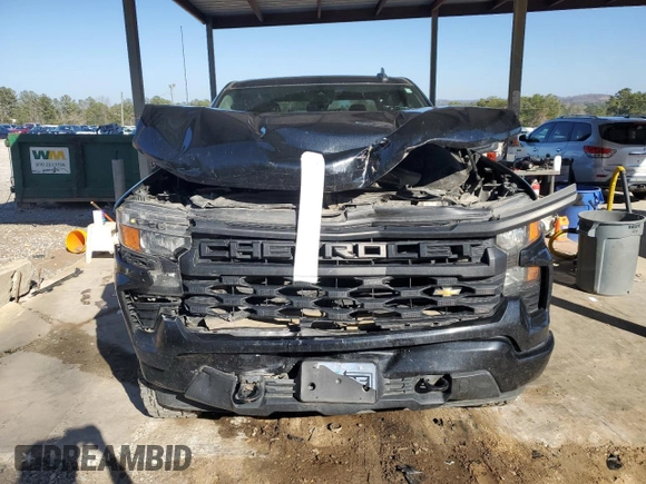2023 Chevrolet Silverado 1500 Custom with VIN 3GCPDBEK0PG168722, listed as a Copart auction lot 48899655 with 80,007 mi miles and Salvage Title. Bid and sale history available at DreamBid. Image 5.