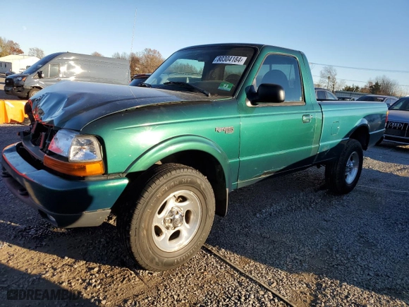 1999 Ford Ranger XLT with VIN 1FTYR11X9XTA64220, listed as a Copart auction lot 80304184 with 69,441 mi miles and Salvage Title. Bid and sale history available at carsss.com. Image 1.