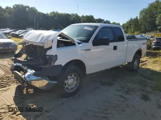 2013 Ford F-150 XL with VIN 1FTEX1EM4DKF98428, listed as a Copart auction lot 64075164 with 132,715 mi miles and Salvage Title. Bid and sale history available at carsss.com. Image 1.