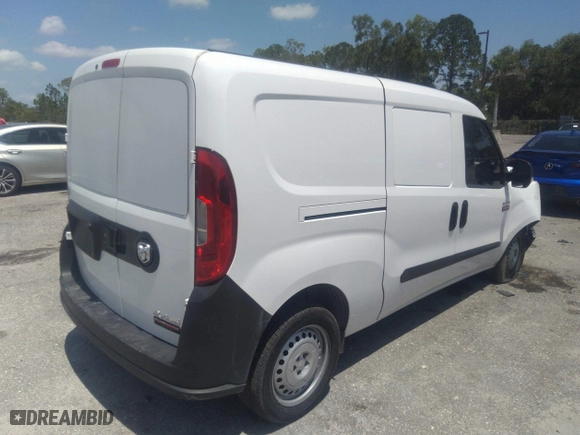 2020 Ram ProMaster City Cargo Van Tradesman with VIN ZFBHRFAB4L6R97116, listed as a IAAI auction lot 36772428 with 3,386 mi miles. Bid and sale history available at carsss.com. Image 4.