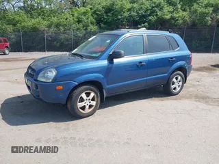 2007 Hyundai Tucson GLS with VIN KM8JM12B37U503257, listed as a IAAI auction lot 42173766 with 122,934 mi miles. Bid and sale history available at carsss.com. Image 2.