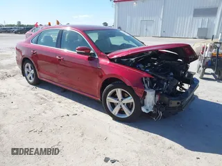 2015 Volkswagen Passat Wolfsburg Edition with VIN 1VWAT7A33FC112843, listed as a IAAI auction lot 42331925 with 85,208 mi miles and . Bid and sale history available at DreamBid. Image 1.