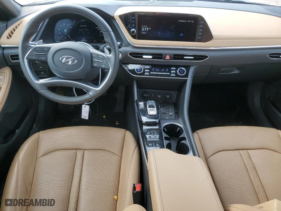 2023 Hyundai Sonata Limited with VIN KMHL34J23PA338097, listed as a Copart auction lot 42742305 with 20,630 mi miles and Salvage Title. Bid and sale history available at carsss.com. Image 8.