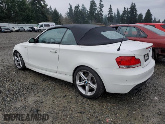 2008 BMW 1 Series 135i z VIN WBAUN935X8VK39744, wystawiony jako Copart lot #87072544 z przebiegiem 40 581 mil mil oraz Szkoda całkowita • Salvage title. Historia ofert i sprzedaży dostępna na DreamBid. Obrazek 2.