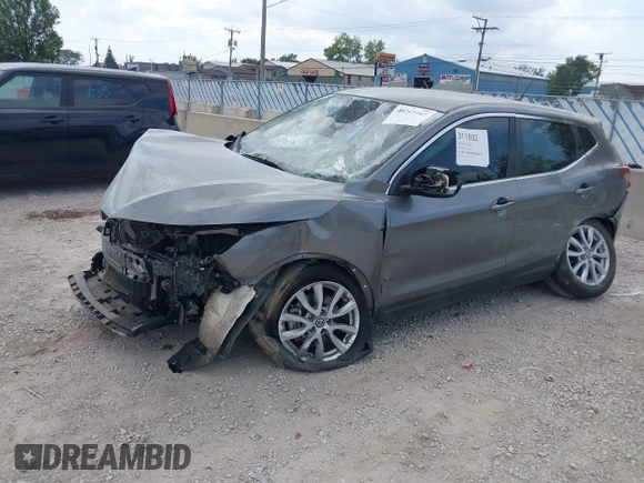 2021 Nissan Rogue S with VIN JN1BJ1AW9MW662843, listed as a IAAI auction lot 40215162 with 36,683 mi miles and . Bid and sale history available at DreamBid. Image 18.