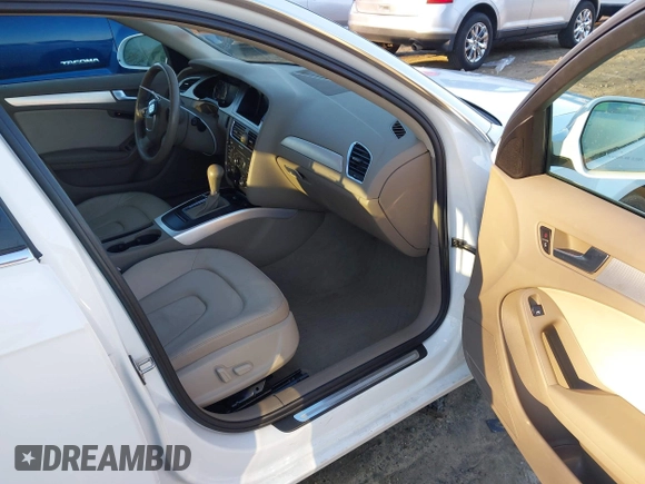 2009 Audi A4 z VIN WAUCF78K99N048720, wystawiony jako IAAI lot #41355260 z przebiegiem 147 435 mil mil oraz . Historia ofert i sprzedaży dostępna na DreamBid. Obrazek 5.