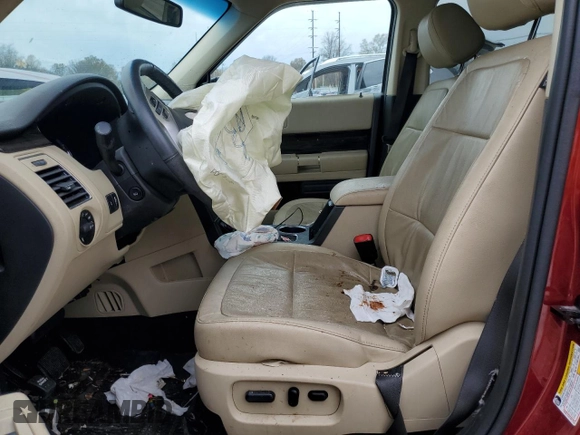 2019 Ford Flex SEL with VIN 2FMHK6C89KBA11495, listed as a Copart auction lot 80580754 with 0 mi miles and Salvage Title. Bid and sale history available at carsss.com. Image 7.