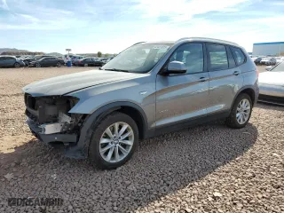 2016 BMW X3 xDrive28i with VIN 5UXWX9C54G0D78657, listed as a Copart auction lot 42431825 with 33352 miles and Salvage Title. Bid and sale history available at carsss.com. Image 1.