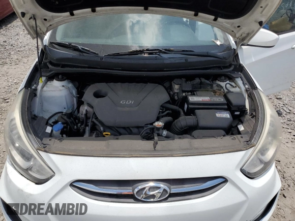 2016 Hyundai Accent SE z VIN KMHCT5AE6GU273020, wystawiony jako Copart lot #59712955 z przebiegiem Nie podano mil oraz Czysty tytuł • Clean title. Historia ofert i sprzedaży dostępna na DreamBid. Obrazek 11.