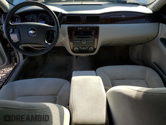 2010 Chevrolet Impala LS with VIN 2G1WA5EN8A1201930, listed as a Copart auction lot 52489895 with 105,302 mi miles and Salvage Title. Bid and sale history available at DreamBid. Image 8.