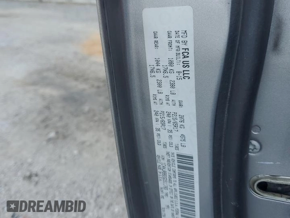 2016 Jeep Patriot Sport with VIN 1C4NJRBB2GD511783, listed as a Copart auction lot 62000425 with 96,260 mi miles and Salvage title. Bid and sale history available at DreamBid. Image 13.