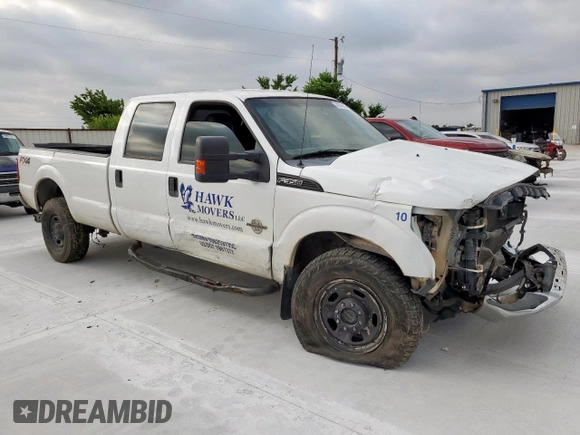 2012 Ford F-350 XL with VIN 1FT8W3BT5CEA15871, listed as a Copart auction lot 58026625 with Not provided miles and Salvage title. Bid and sale history available at DreamBid. Image 4.