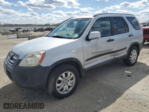 2005 Honda CR-V EX with VIN SHSRD788X5U310933, listed as a Copart auction lot 52030665 with 172,327 mi miles and Salvage Title. Bid and sale history available at DreamBid. Image 1.