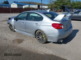2020 Subaru WRX STI with VIN JF1VA2E61L9832819, listed as a IAAI auction lot 41963978 with 38,545 mi miles. Bid and sale history available at carsss.com. Image 3.