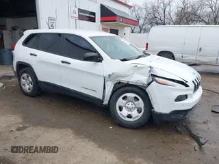 2016 Jeep Cherokee Altitude with VIN 1C4PJLAB8GW108225, listed as a IAAI auction lot 41664092 with 142,588 mi miles and . Bid and sale history available at DreamBid. Image 1.