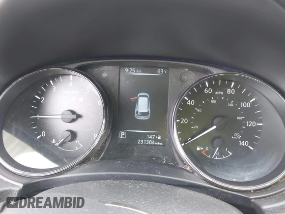 2017 Nissan Rogue SL with VIN JN8AT2MT9HW384613, listed as a IAAI auction lot 42452968 with 231,304 mi miles and . Bid and sale history available at DreamBid. Image 7.