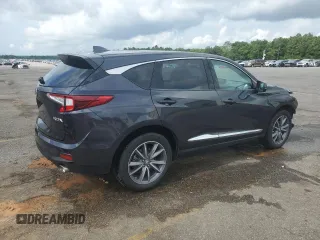 2019 Acura RDX Technology with VIN 5J8TC1H52KL012132, listed as a Copart auction lot 60814885 with 62,438 mi miles and Salvage title. Bid and sale history available at DreamBid. Image 3.