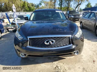2017 Infiniti QX70 with VIN JN8CS1MU3HM142135, listed as a Copart auction lot 48859215 with 127,990 mi miles and Clean Title. Bid and sale history available at carsss.com. Image 5.