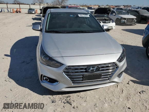 2022 Hyundai Accent Limited with VIN 3KPC34A61NE165830, listed as a Copart auction lot 46813205 with 33,461 mi miles and Salvage Title. Bid and sale history available at carsss.com. Image 5.