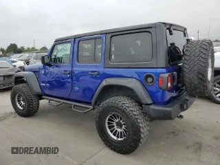 2020 Jeep Wrangler Unlimited Sport S with VIN 1C4HJXDN3LW181949, listed as a Copart auction lot 62301625 with 50,091 mi miles and Salvage title. Bid and sale history available at DreamBid. Image 2.