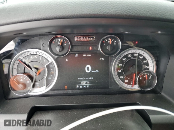 2023 Ram 1500 Tradesman with VIN 3C6RR7KGXPG620657, listed as a Copart auction lot 84098114 with 11,791 mi miles and Salvage title. Bid and sale history available at DreamBid. Image 9.