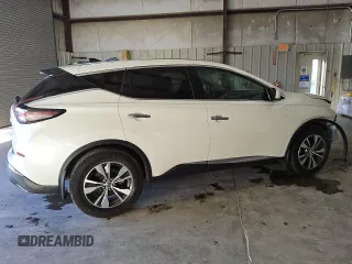 2022 Nissan Murano S with VIN 5N1AZ2AJ1NC125359, listed as a Copart auction lot 80732444 with 51,587 mi miles and Clean Title. Bid and sale history available at DreamBid. Image 3.